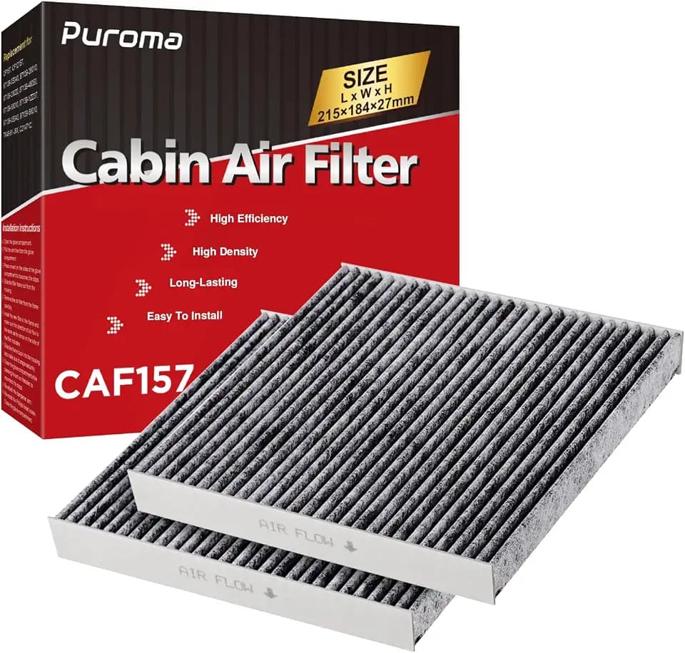 Puroma 2 Cabin Air Filter Activated Carbon for CP157 CF12157 Lexus Toyota