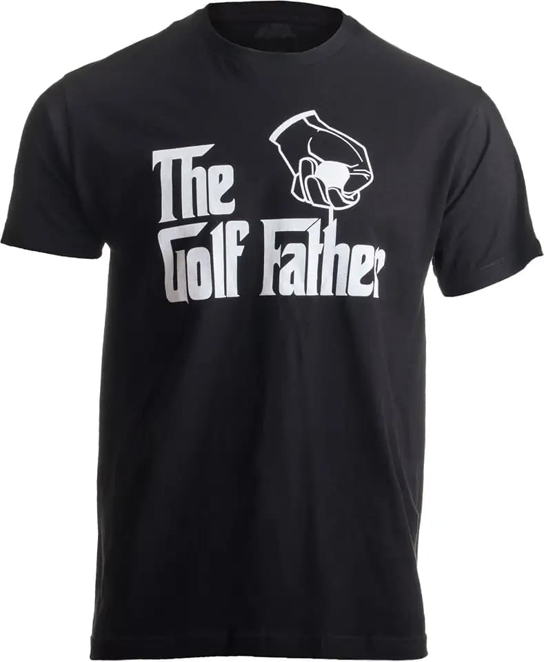 The Golf Father Funny Golf Shirt for Men Dad Humor Novelty Cool T-Shirt