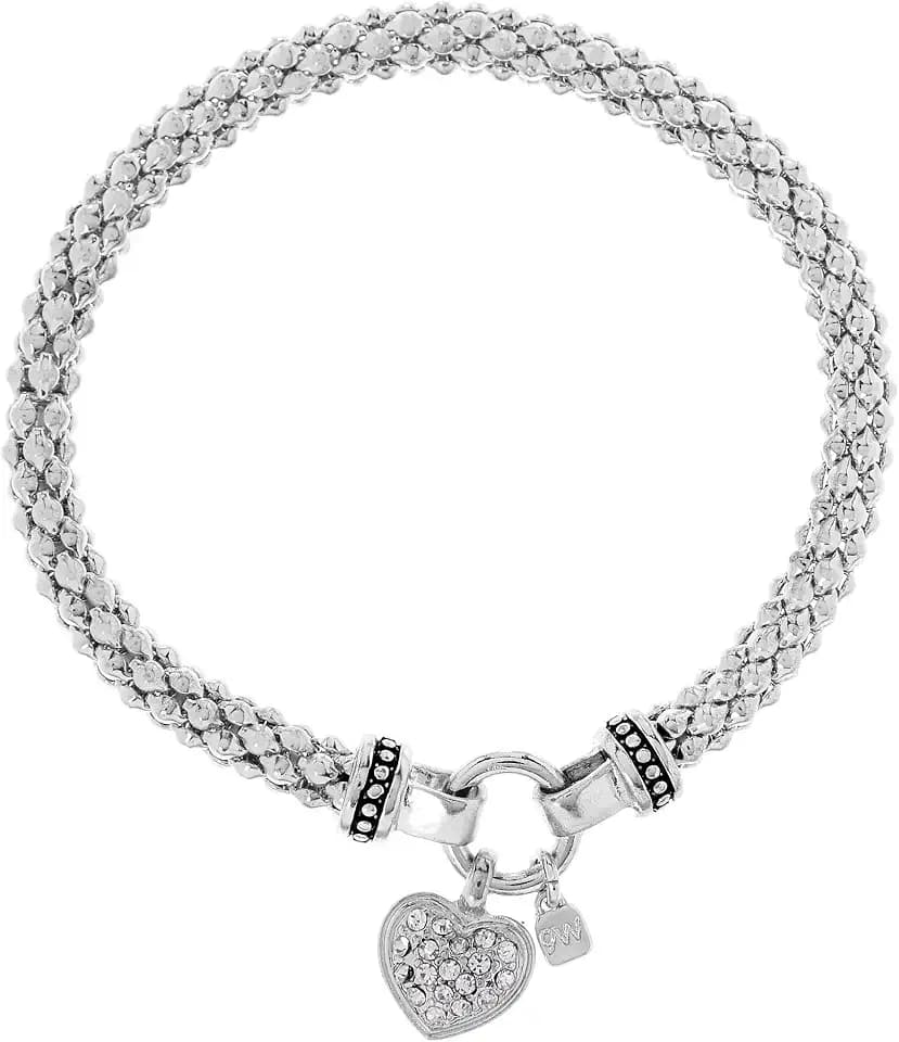 Nine West Women's Charm Stretch Bracelet Set, Fashion Jewelry Accessories for Everyday Wear, Stackable Stretch Bracelets for Casual, Work, and Evening Styling