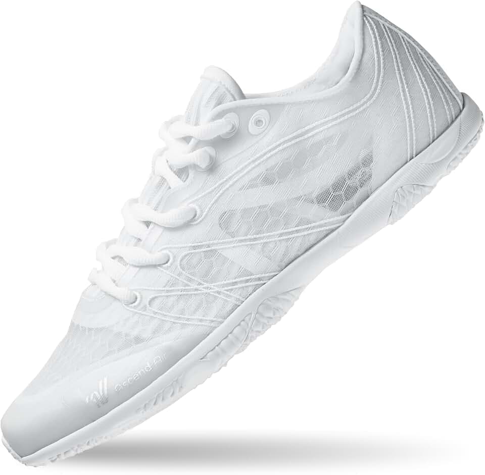 Varsity Spirit Ascend Air White Cheer Shoes and Black Cheer Shoes for Women - Competition Cheerleading Gear