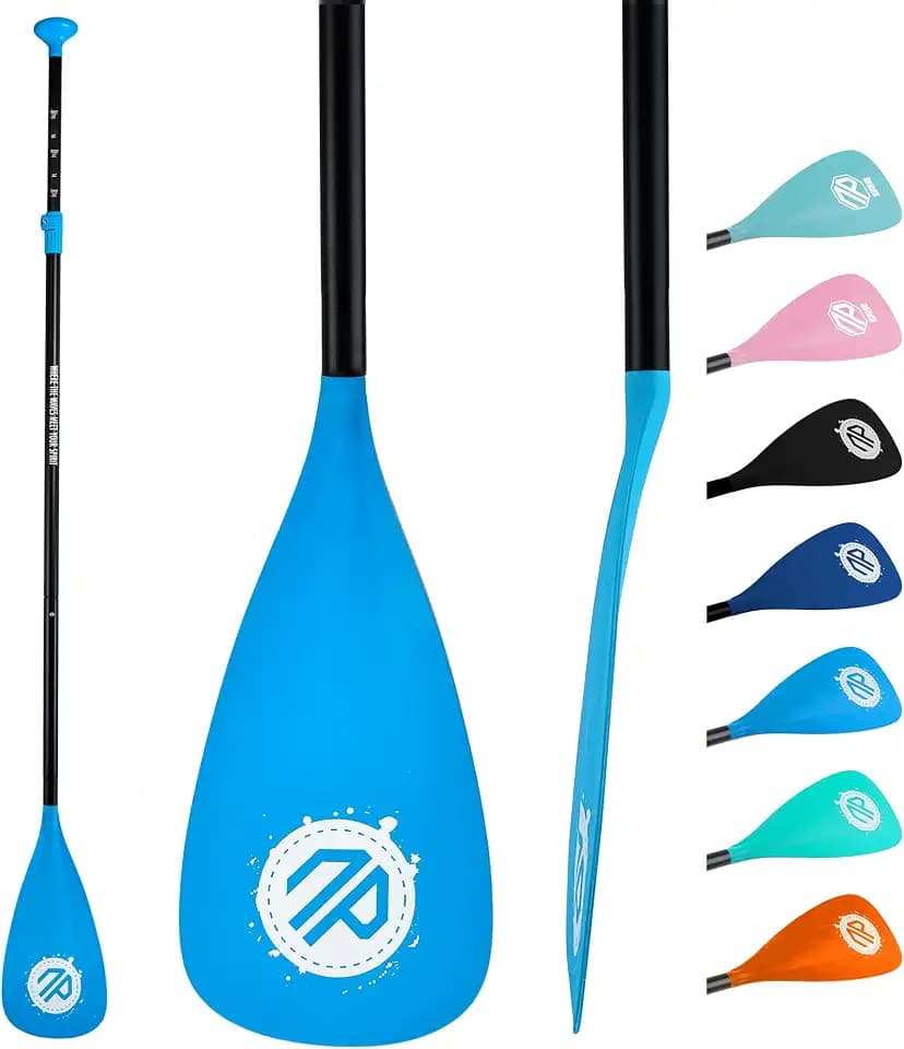niphean Sup Paddle, Adjustable Paddle Board Paddles, Lightweight Kayak Paddle, Detachable Stand Up Paddle Board Accessories Oars with Aluminum Alloy Shaft and Fiberglass Blade