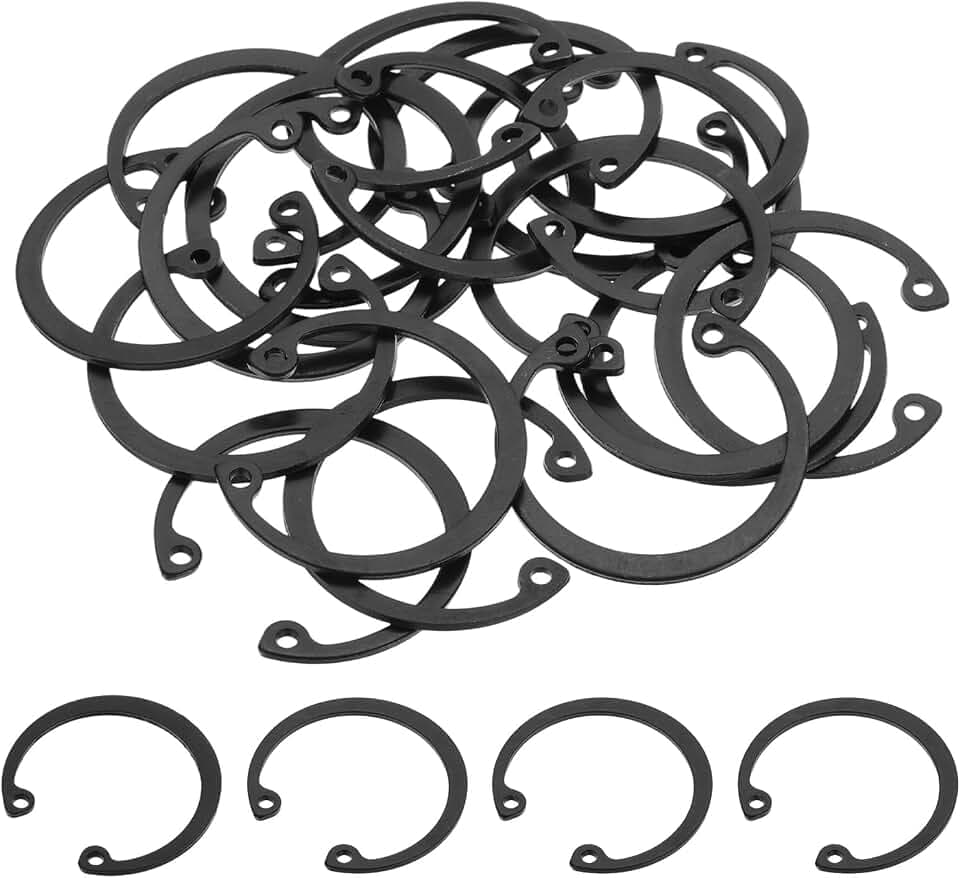 PATIKIL 20 Stück Innen-Sicherungsringe 35mm C-Clip Sprengring