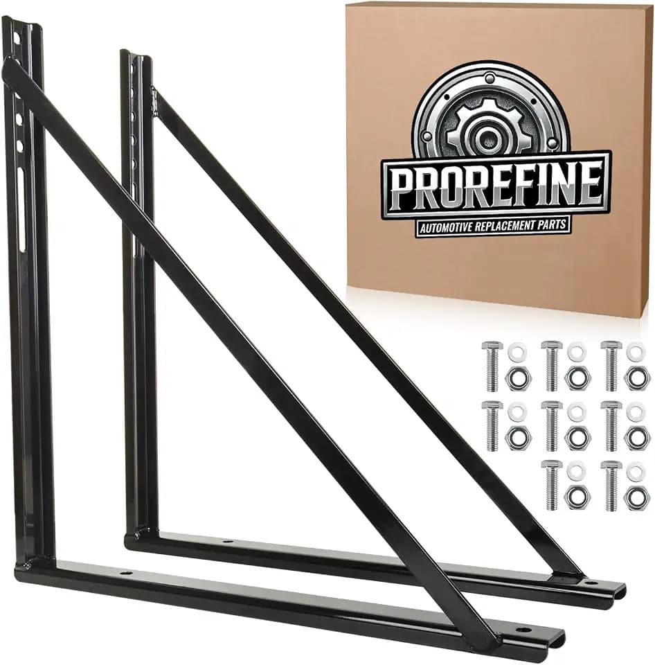 Underbody Truck Box Brackets,24x24In Truck Tool Box Mounting Kit