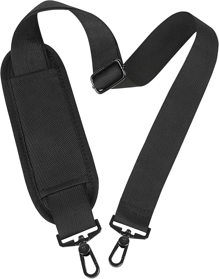 Taygeer Shoulder Strap, 52" Universal Replacement Laptop Bag Strap, Black