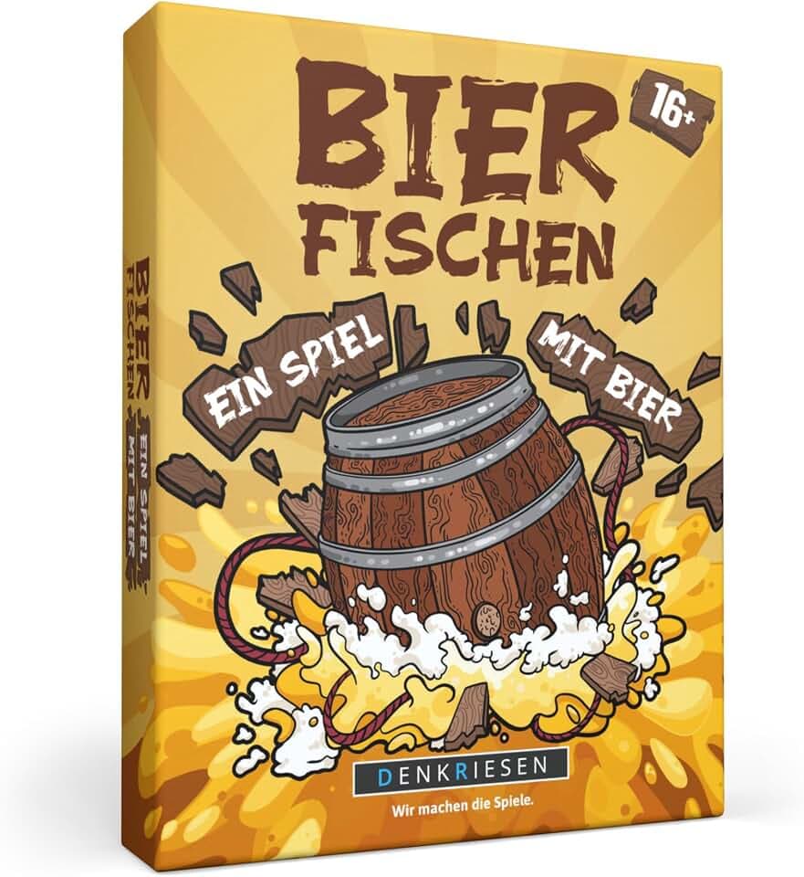 DENKRIESEN Bierfischen | Trinkspiel ab 16 Jahren für 2–5 Spieler