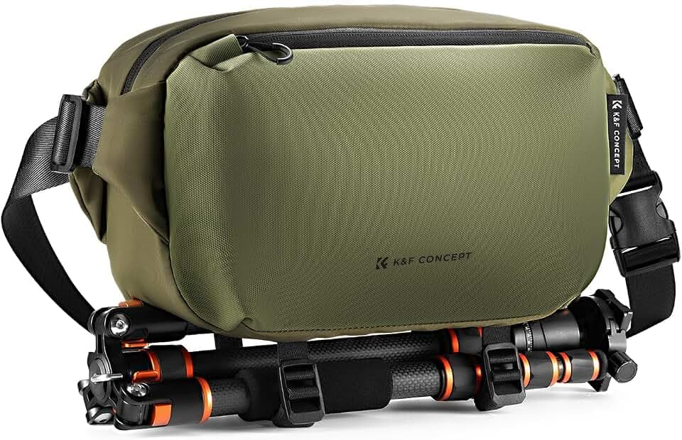 K&F CONCEPT 2 in 1 Camera Sling Bag, Everyday Shoulder Bag