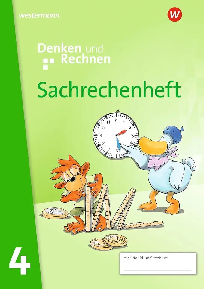 Denken und Rechnen - Zusatzmaterialien Ausgabe 2017: Sachrechenheft 4