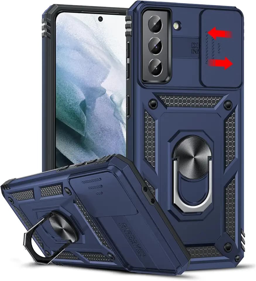 LeYi for Samsung Galaxy S21 Case: with Slide Camera Cover