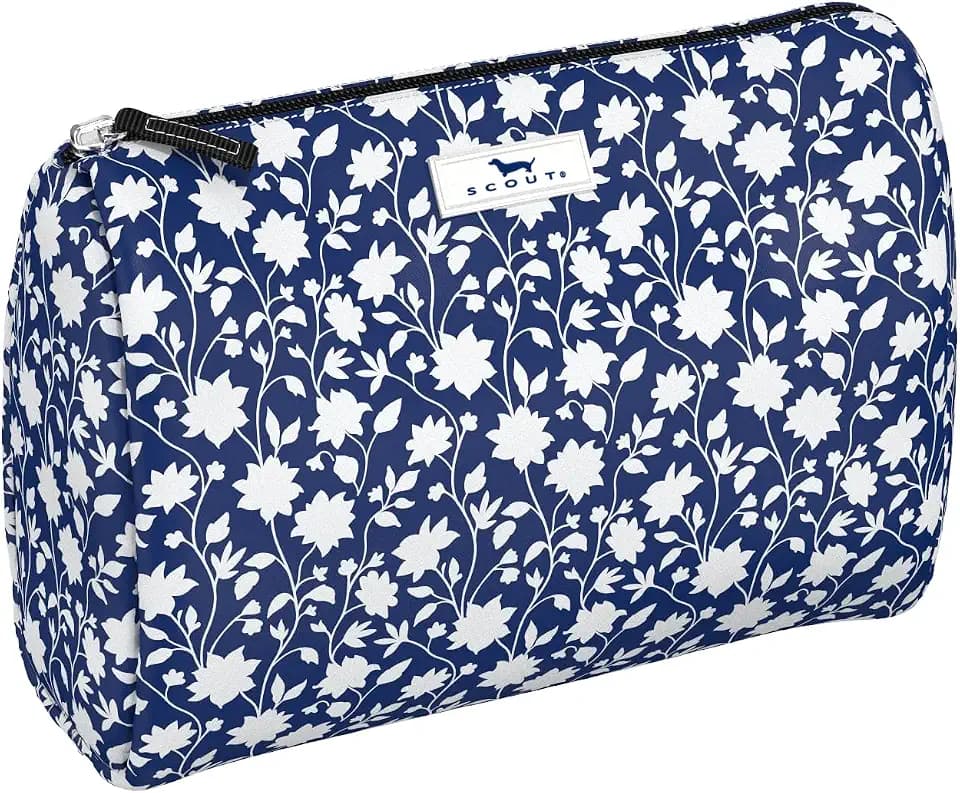 SCOUT Packin' Heat Toiletry Bag- Travel Makeup Bag for Women, Bloom Service