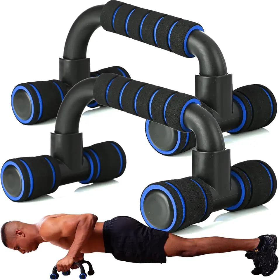 FIZYO Liegestützgriffe Push Up Bars Parallettes Dip Bar Calisthenics | Ergonomische Push Up Bars für Liegestütze, Bodyweight Training, Krafttraining Zuhause, handgelenkschonend & rutschfest