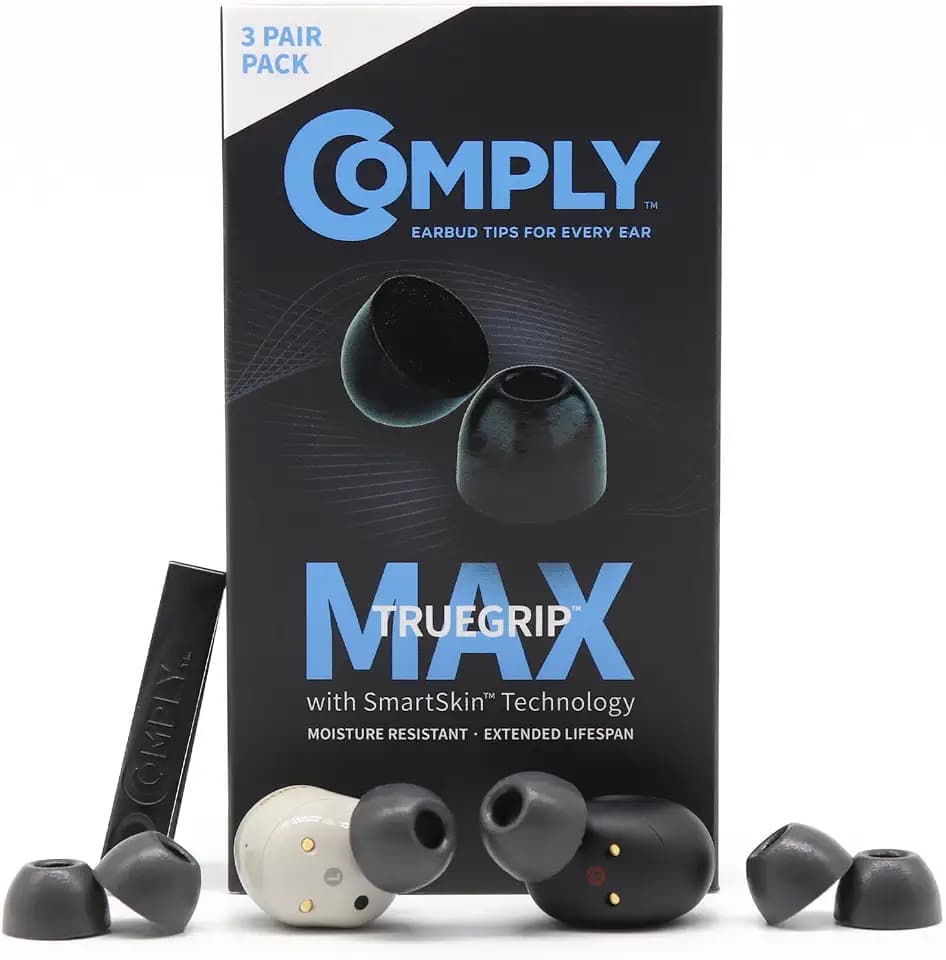 Comply TrueGrip MAX Memory Foam Ear Tips