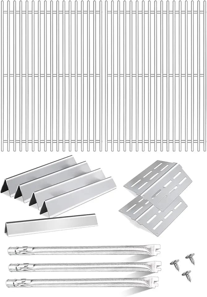 Grill Parts Kit Stainless Steel for Weber Genesis 300 Series Front Control