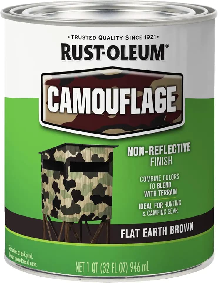 Rust-Oleum Camouflage Flat Earth Brown Paint