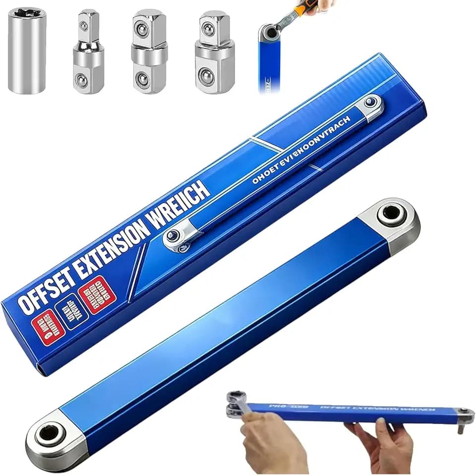 Pro Offset Extension Wrench, 2026 High Torque Zero Offset Ratchet Extender