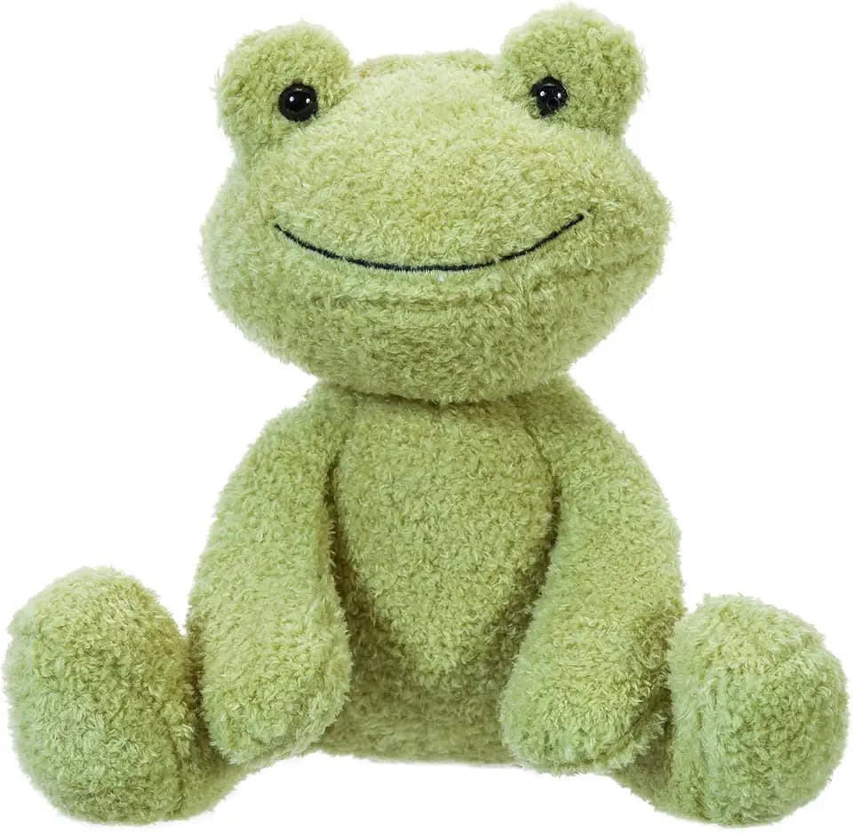 Apricot Lamb Toys Plush Velvet Frog Soft Stuffed Animal Medium 12''