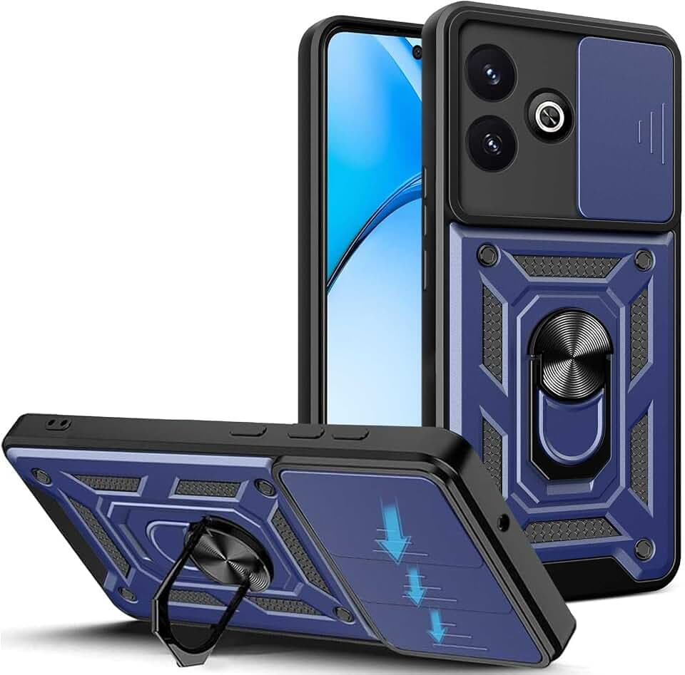 Hülle Kompatibel mit Realme GT 7 / Realme GT 7T (6.78") Blau