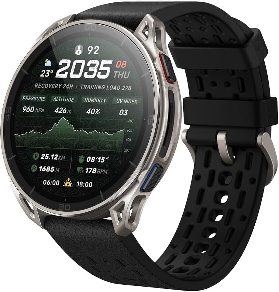 Amazfit Cheetah 2 Ultra 47mm GPS-Smartwatch, 1,5" AMOLED mit Saphirglas, Titangehäuse, 30 Tage Akkulaufzeit, Taschenlampe, 64GB, NFC, Offline-Karten, 5 ATM, 180+ Sportmodi & HYROX für Android & iPhone