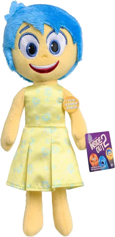 Inside Out 2 Talk It Out Small Plush - Joy, Kids Toys for Ages 3 Up by Just Play