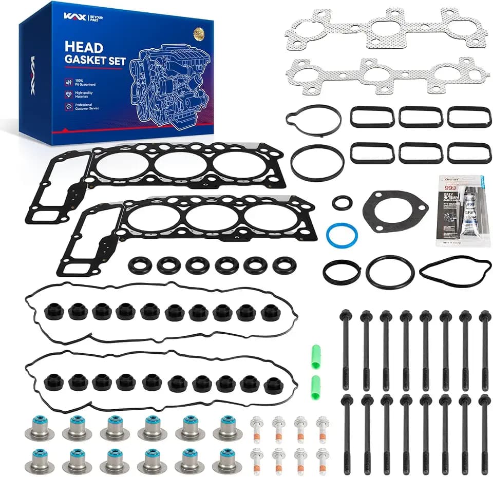 KAX Head Gasket Set Fit for Liberty 2005-2012 3.7L, Nitro 2007-2011 3.7L