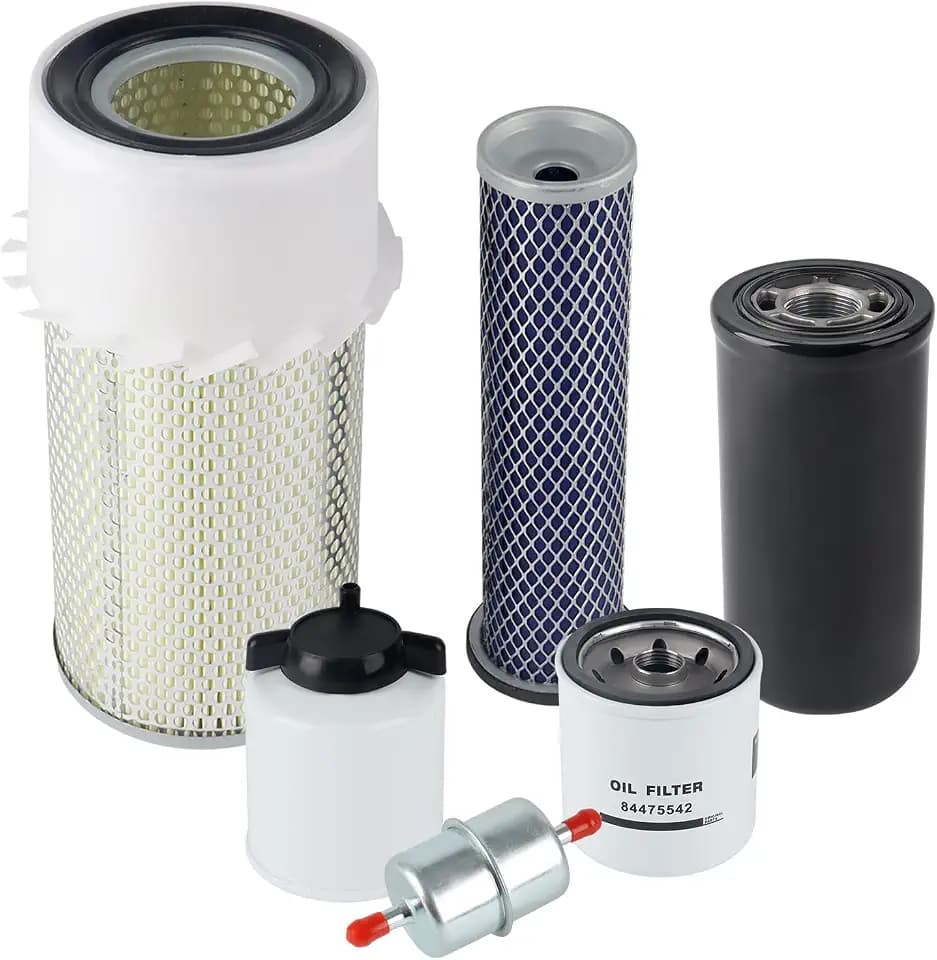 84475542 84565907 12581-43012 9842392 86504143 87704241 Filters Kit Compatible With New Holland Skid Steers L140 L150 L160 L170 LS150 LS160 LS170