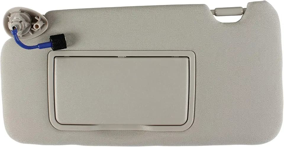 PEVEST Sun Visor with Lights&Mirror LH Driver Side-Platinum Gray Interior for Honda HR-V EX-L/EX/LX/Sport 2016-2022 | Replaces OE:83230-T7W-A12ZA, 83280-T7W-A11ZA (Honda HRV 16-22 Platinum Gray Left)
