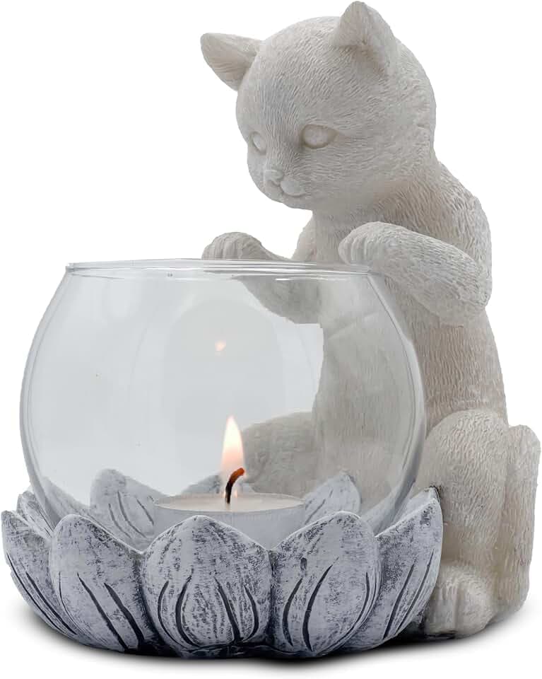 Teelichthalter "Katze"