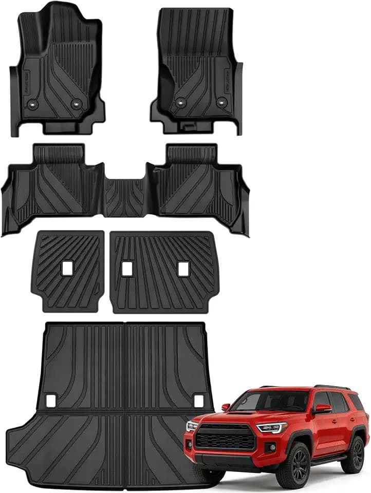 YITAMOTOR Mats Set Fit for Toyota 4Runner 2025 2026 5-Seater(for Gas,)