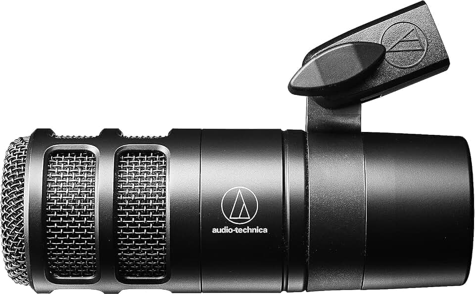Audio-Technica 2040 Dynamisches Podcast-Mikrofon mit Hypernierencharakteristik Schwarz