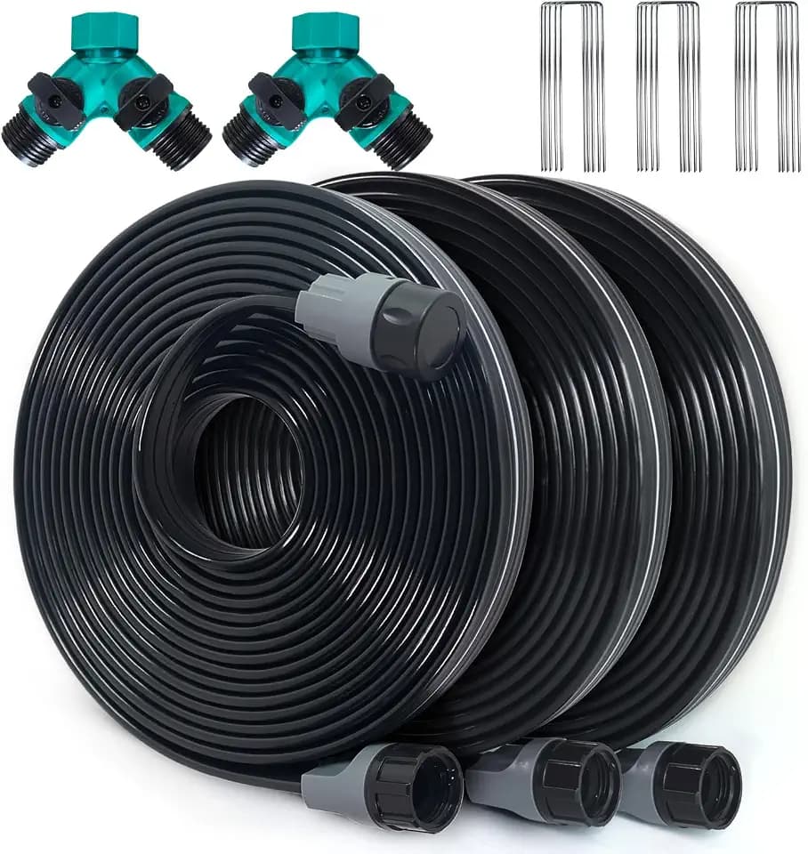 Sprinkler Hose with Holes 75 Ft (25ft 3pack) for Garden Watering