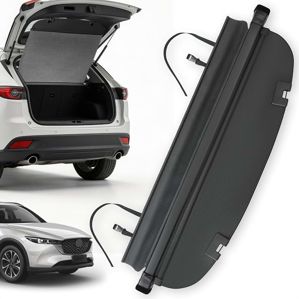 Cargo Cover for Mazda CX5 2017-2025, Retractable Trunk Cover