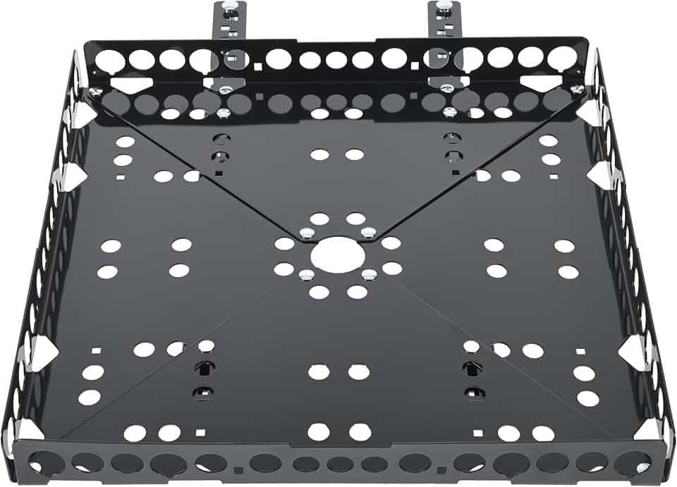 ALMULOO RV Heavy Duty Bumper-Mounted Cargo Carrier and Generator Carrier
