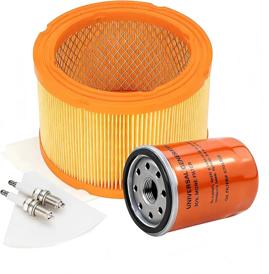 5665 Generators Maintenance Kit Fits for Generac 20kW 999CC Standby Generator, 20kw Maintenance Kit Include Air Filter 0G5894, Oil Filter 070185ES, Spark Plug 0G0767A (Prior to 2013)