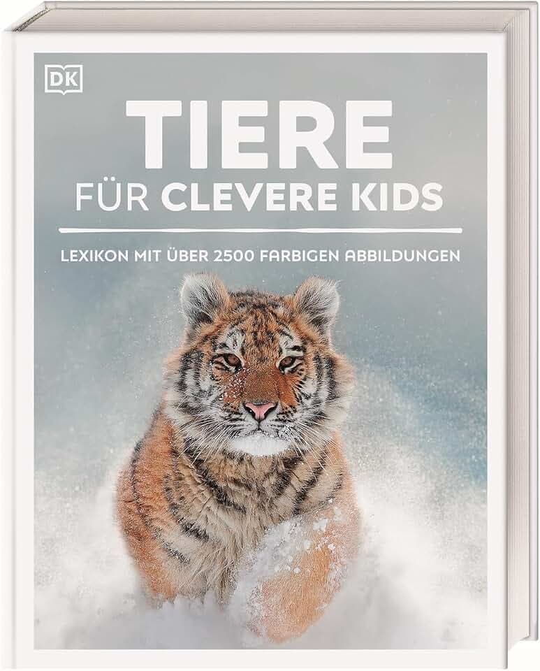 Wissen für clevere Kids. Tiere für clevere Kids: Lexikon mit 1500 farbigen Fotos und Illustrationen für Kinder ab 8 Jahren