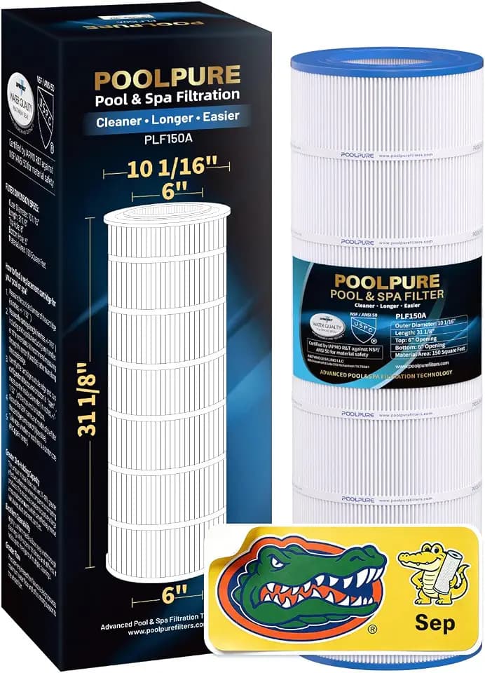 POOLPURE CC150 Pool Filter Replaces Pentair CC150, CCRP150, R173216, PAP150