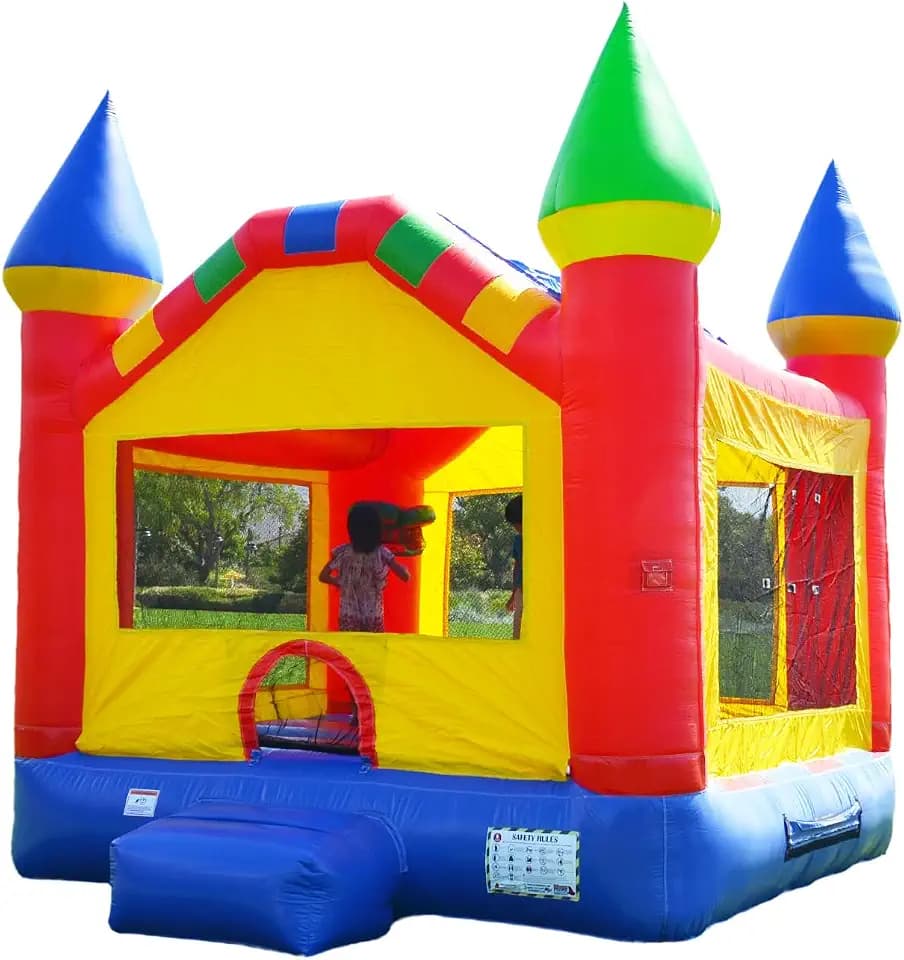 HeroKiddo 13x15 Castle Commercial Inflatable Bounce House