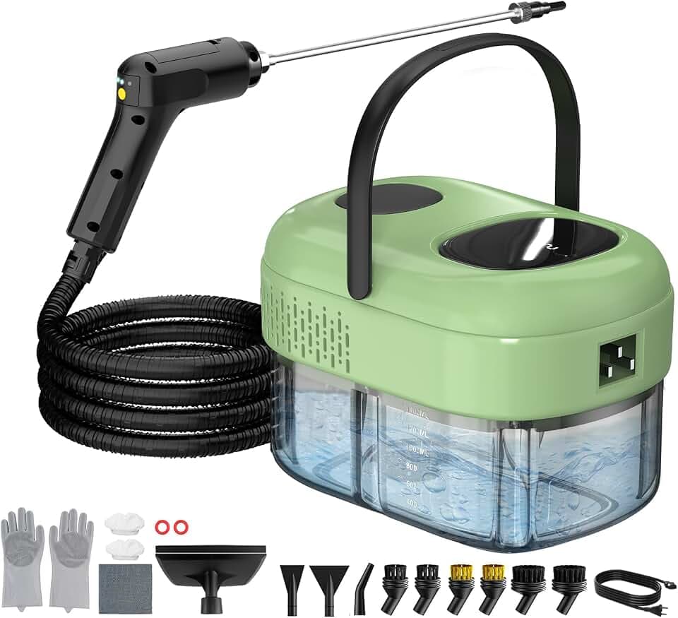 Granarbol 2500W Dampfreiniger Handgerät für alles,15s Heizung, 3 stufig