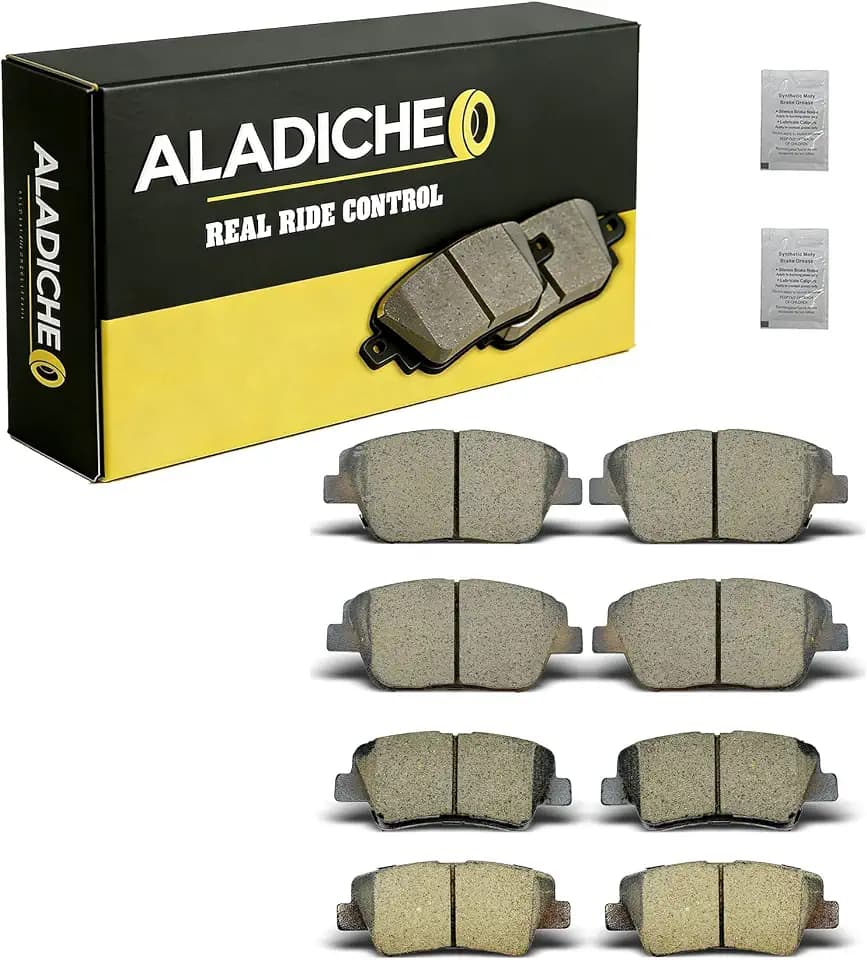 ALADICHE Brake Pads Fit for 2011-2014 Hyundai Sonata,2011-2014 Kia Optima