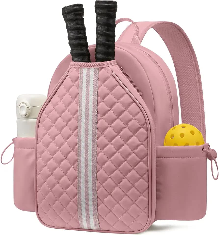 Sucipi Pickleball Bags for Women Lightweight Crossbody and Stylish Quilted Pickleball Paddle Sling Bag Backpack