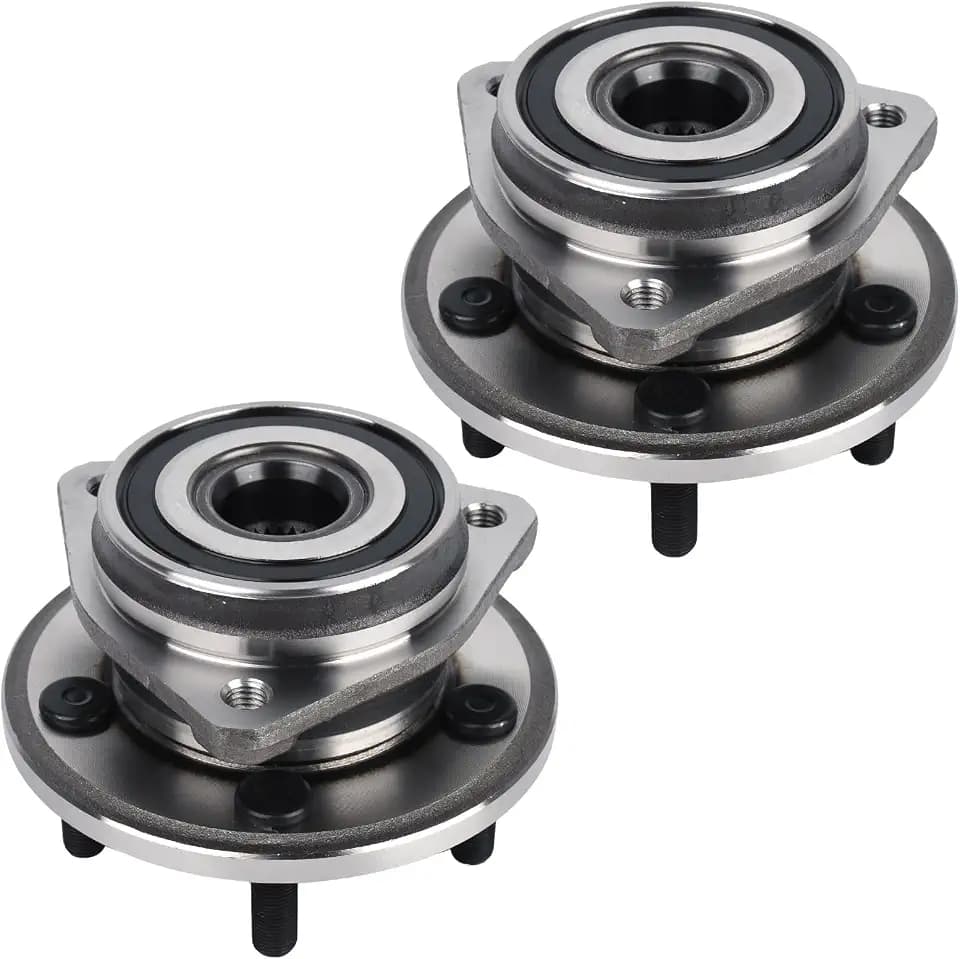 PAROD 2PCS 513158 Front Wheel Hub & Bearing Assembly Fit for 1999-2001 Jeep Cherokee, 2000-2006 TJ, 1999-2006 Wrangle,Passenger and Drive Side