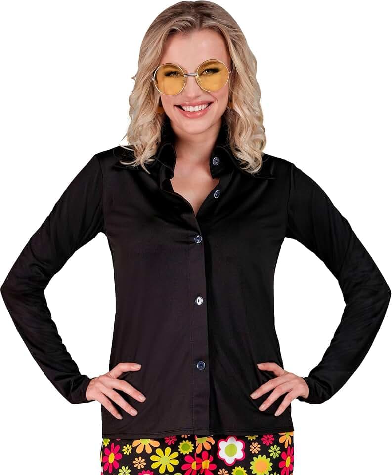 W WIDMANN MILANO Party Fashion - 70er Jahre Damen Bluse
