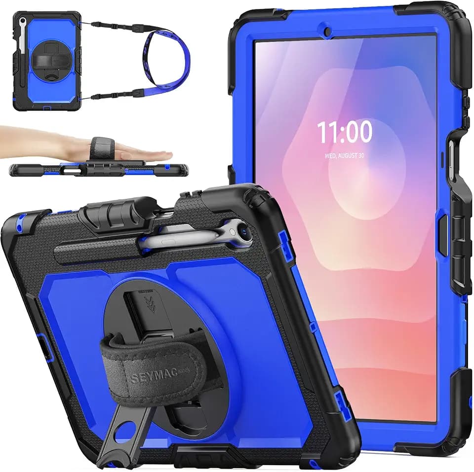 SEYMAC stock Case for Samsung Galaxy Tab S11 5G Tablet 2025 11-inch Blue
