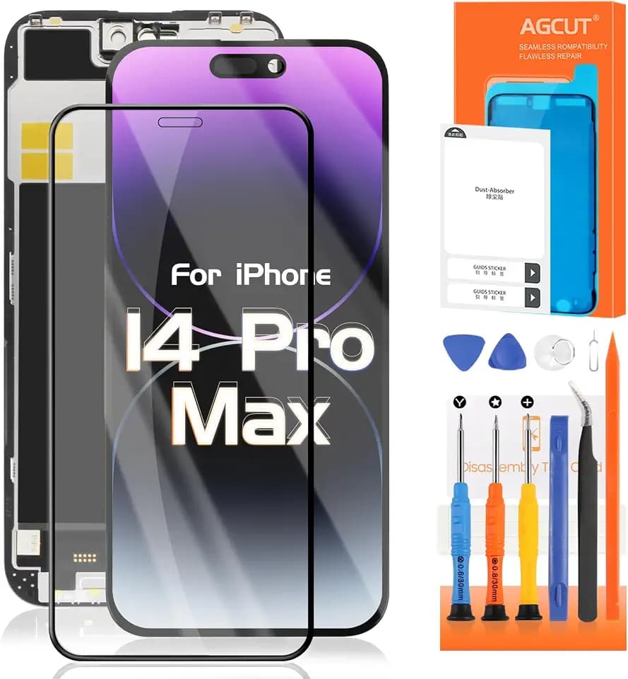INCELL for iPhone 14 Pro Max Screen Replacement for iPhone 14 Pro Max FHD LCD Display COF,Face ID,True Tone A2894 A2651 A2893 A2895 3D Touch Digitizer Screen Assembly Repair Part