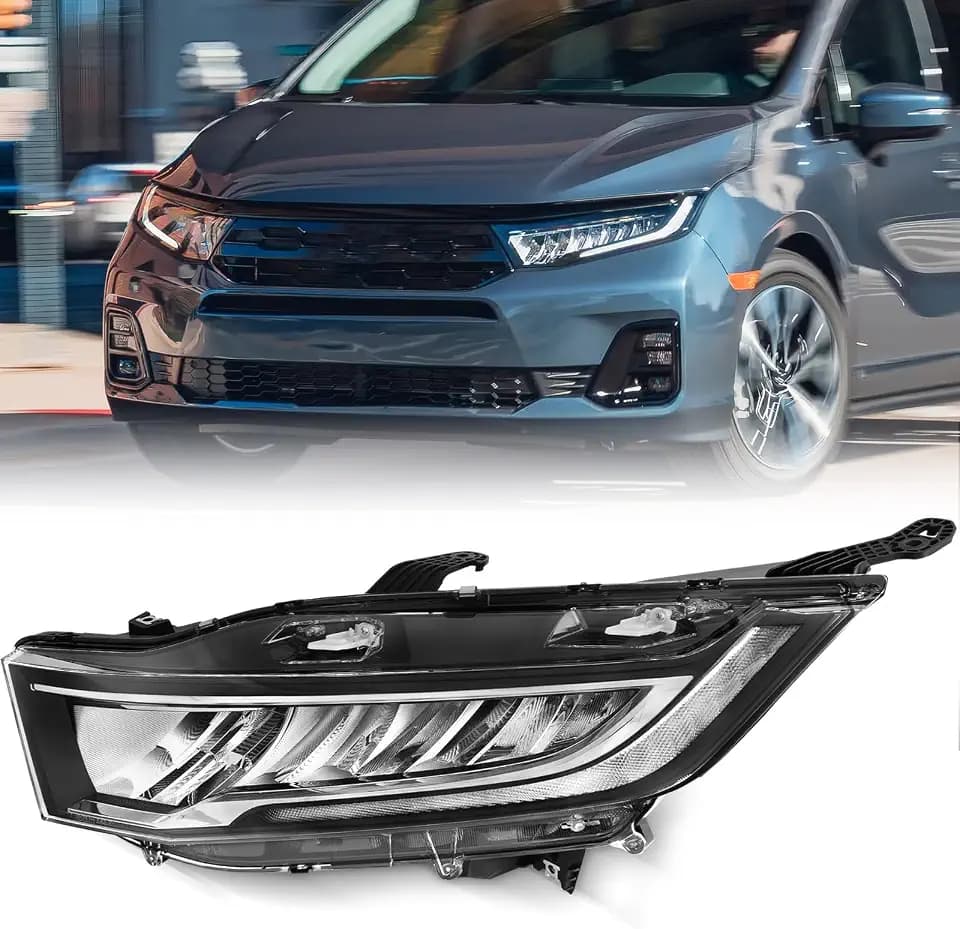 LED Headlight Compatible with 2021-2024 Honda Odyssey EX EX-L (Driver Side(Left))