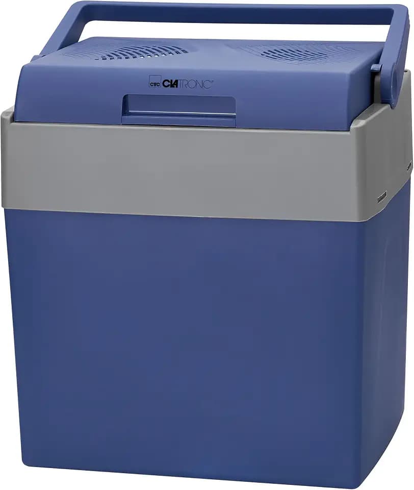 Clatronic® Kühlbox Auto | Robustes Gehäuse | elektrische Kühlbox 12v 230v | Camping Kühlschrank 28L | Auto Kühlbox | Auto Kühlschrank KB 3714 blau