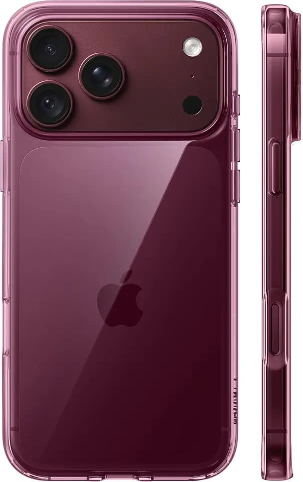 TORRAS for iPhone 18 Pro Max Case Clear Burgundy, Anti-Yellowing, 6.9"