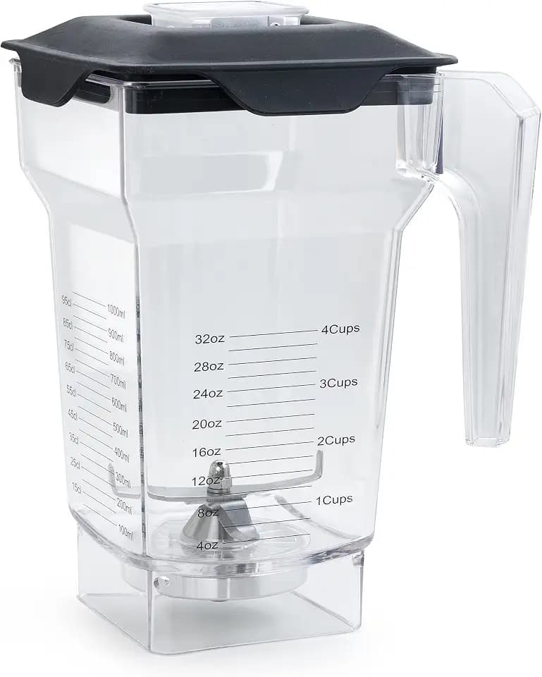 75 oz Container Pitcher for Blendtec Blenders, for Blendtec Jar Replacement, Compatible with Blendtec Blenders All Consumer Models, Includes Container, Blade & Lid