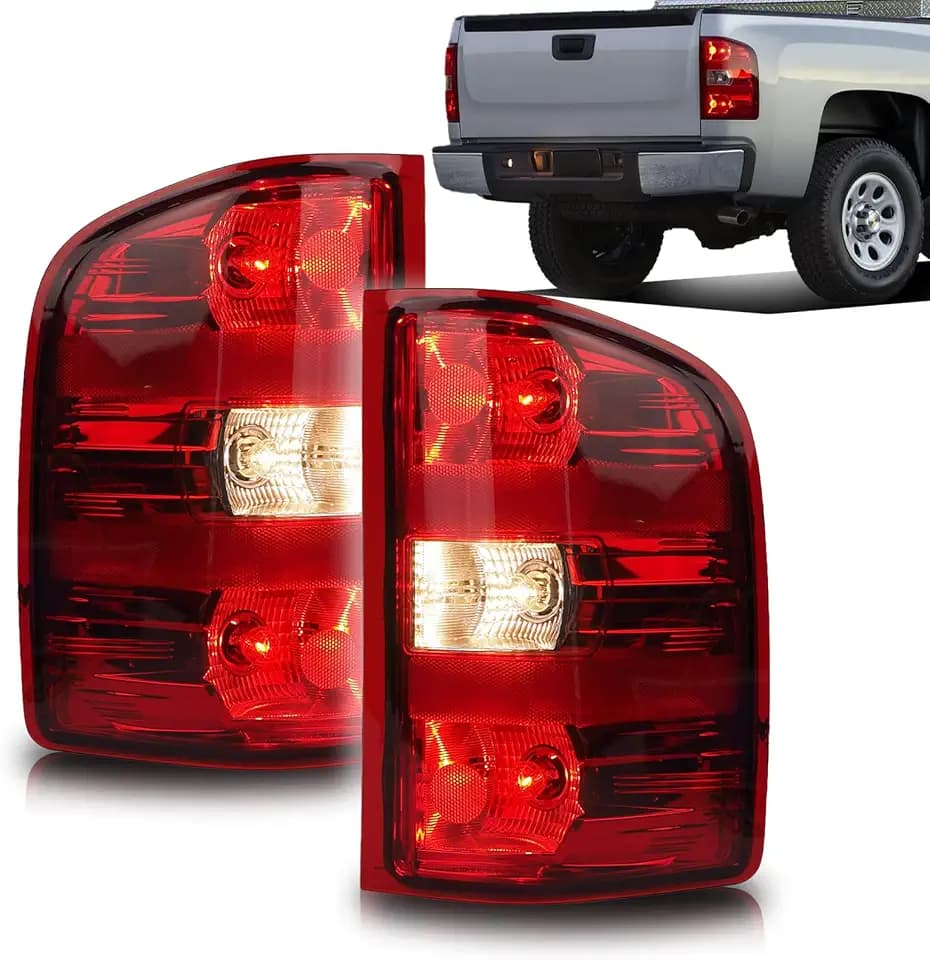 Tail Lights for 2007-2013 Chevy Silverado 1500 2007-2014 2500 3500HD