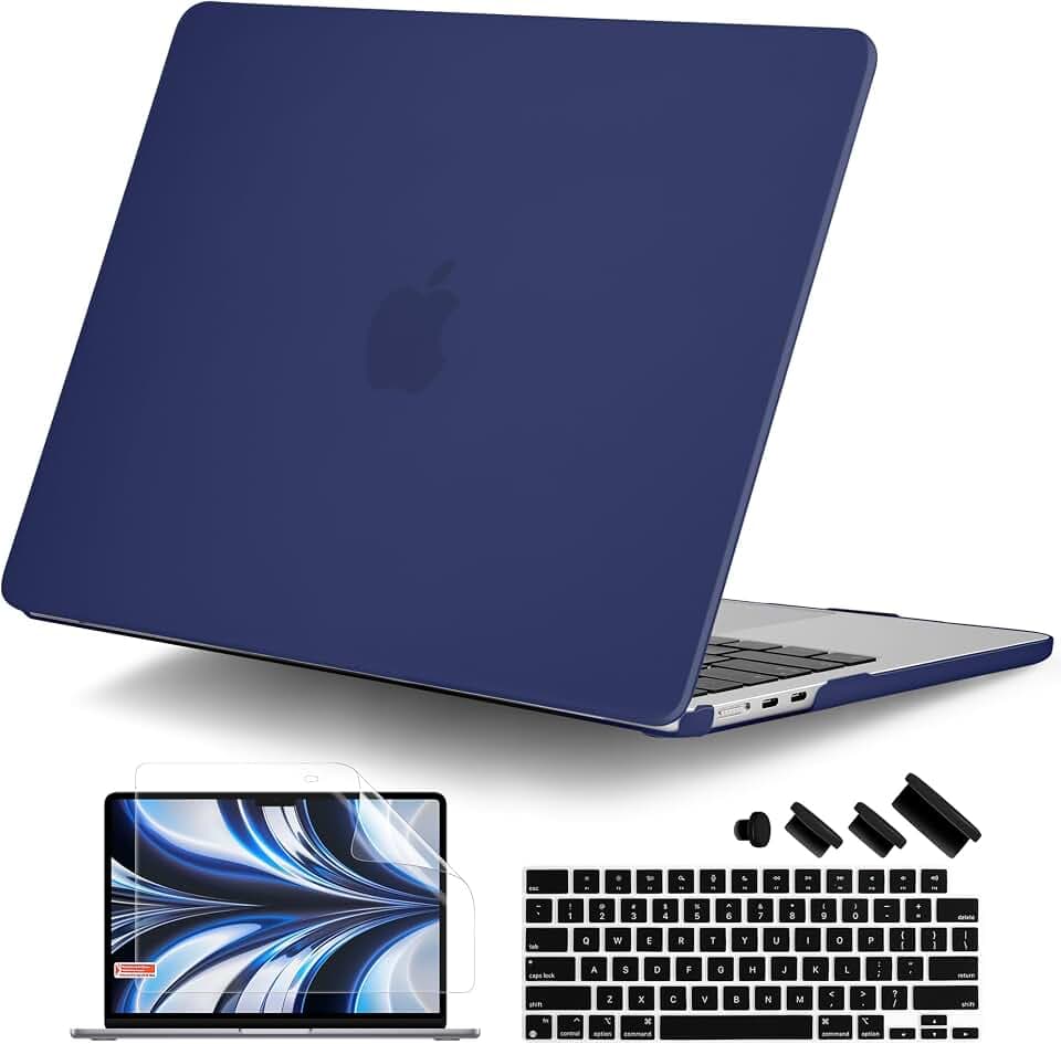 DONGKE Compatible with MacBook Air 13 inch Case M5 2026 M4 M3 M2 2025-2022