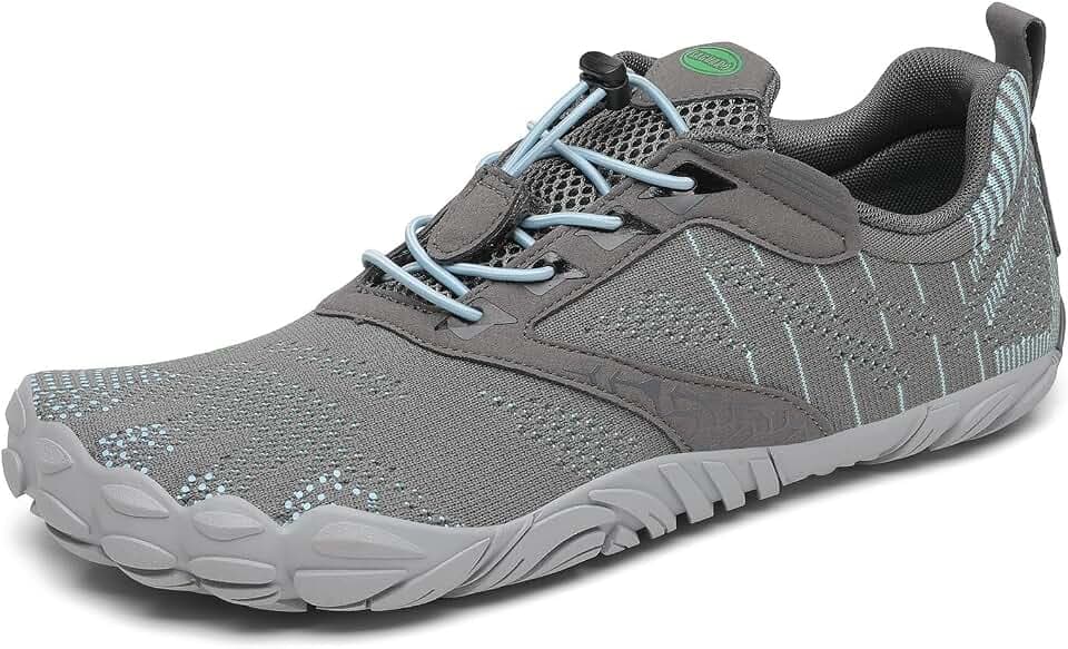 SAGUARO Barfußschuhe Herren Barfussschuhe Damen Barfuss Schuhe Zehenschuhe Outdoor Fitnessschuhe rutschfest Traillaufschuhe Barefoot Shoes mit Zero-Drop Solhe,Gr.35-48 EU