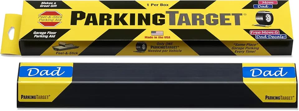 ParkingTarget 16" Heavy Duty Garage Parking Aid, USA Made, Peel & Stick